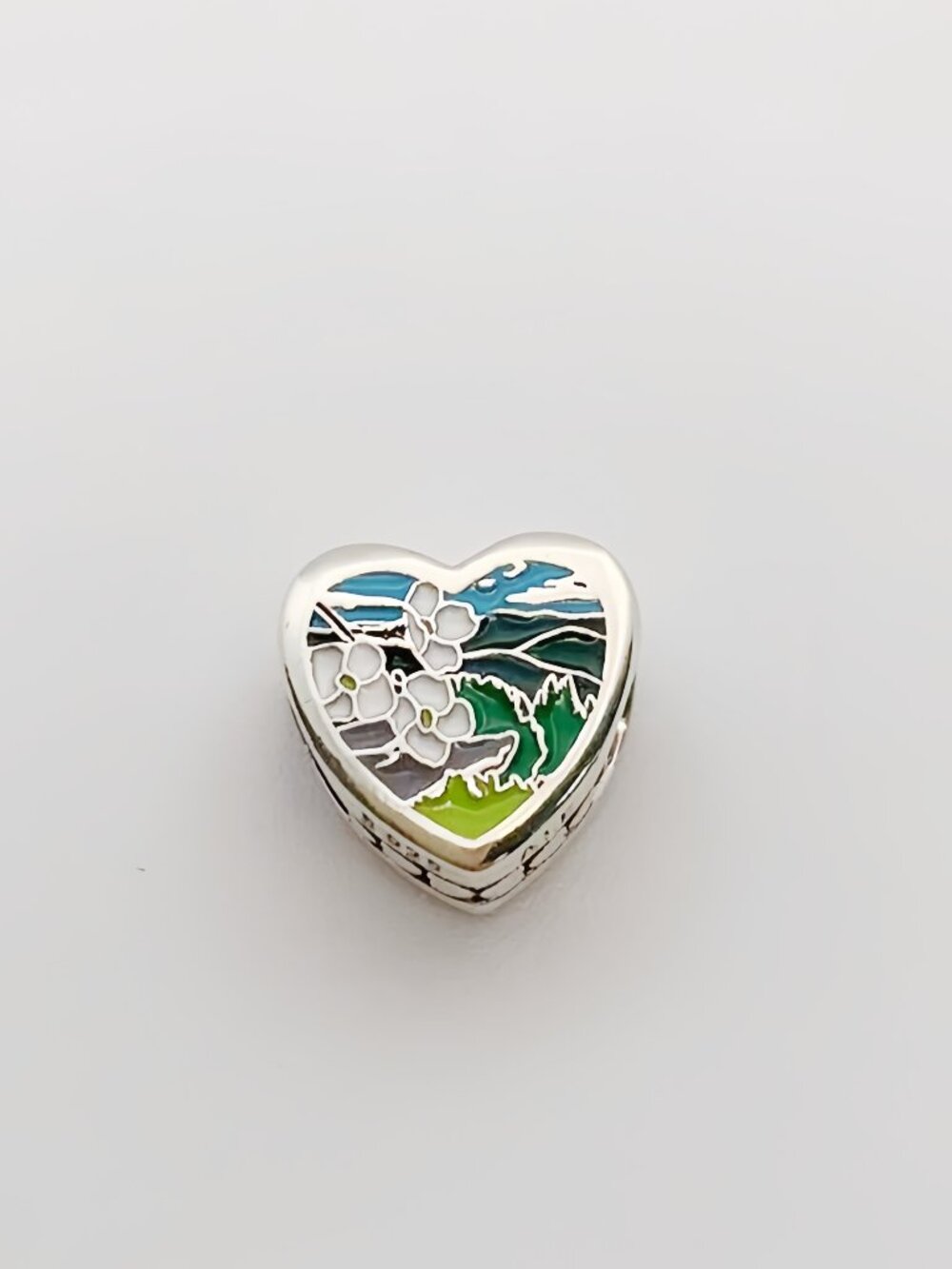 Pandora Virginia Lovers Beach Travel Heart Charm